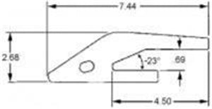 YD100323 -- 23 SERIES CAST PIN-ON ADAPTER